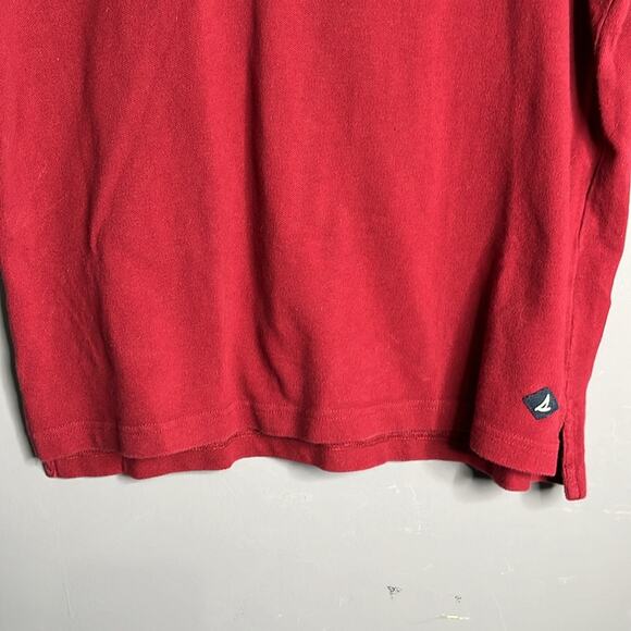 Men’s Sperry Red Short Sleeve Polo Shirt Size Medium - Picture 4 of 8